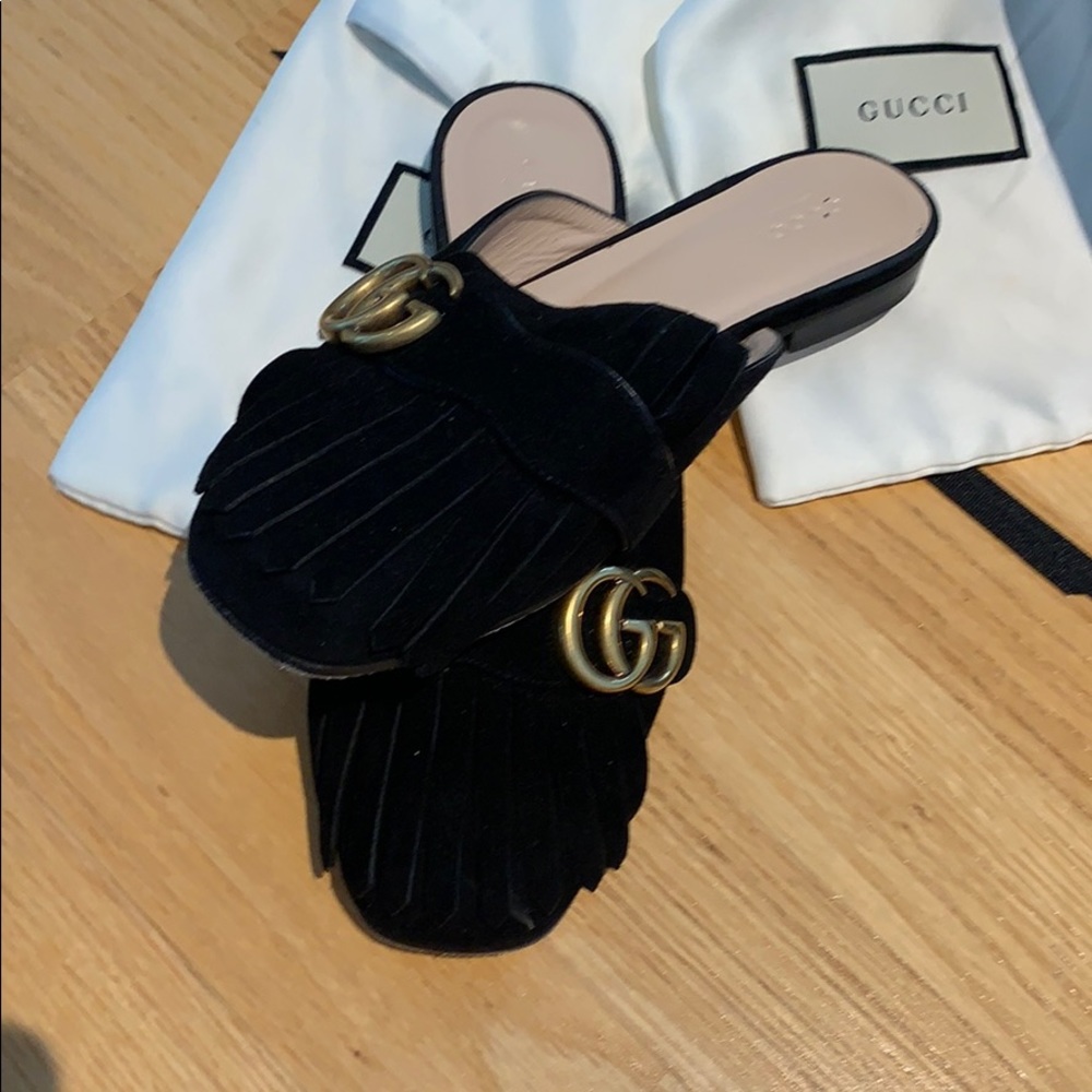 Gucci Backless Loafers - Picture 5 of 5
